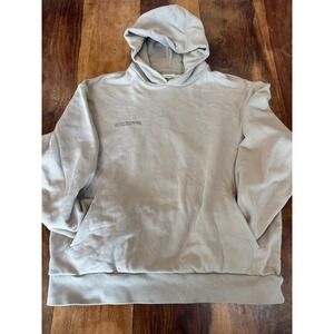 Pangaia mens organic cotton pprmint hoodie sand beige sz medium portugal